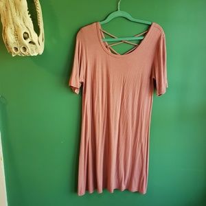 Olivia Rae 3/4 sleeve body con dress